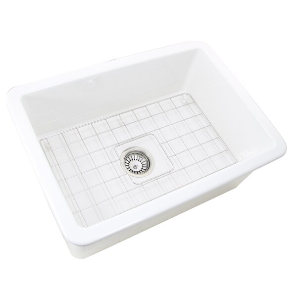 27-Inch Undermount Fireclay Kitchen Sink